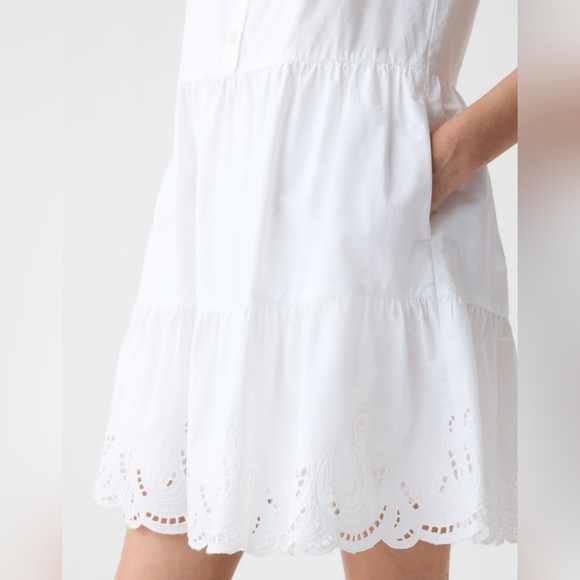 NWT Gap eyelet shirt dress size XS petite - Picture 3 of 5